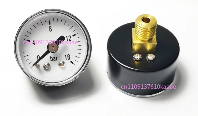 

35mm * M10 * 1 Pre Filter Household Water Purifier Pressure Gauge 16bar Manometer