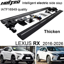 Advanced electric scalable running board side step foot bar for Lexus RX RX300/350/450H 2016-2023,Thicken&widen,can load 300kgs