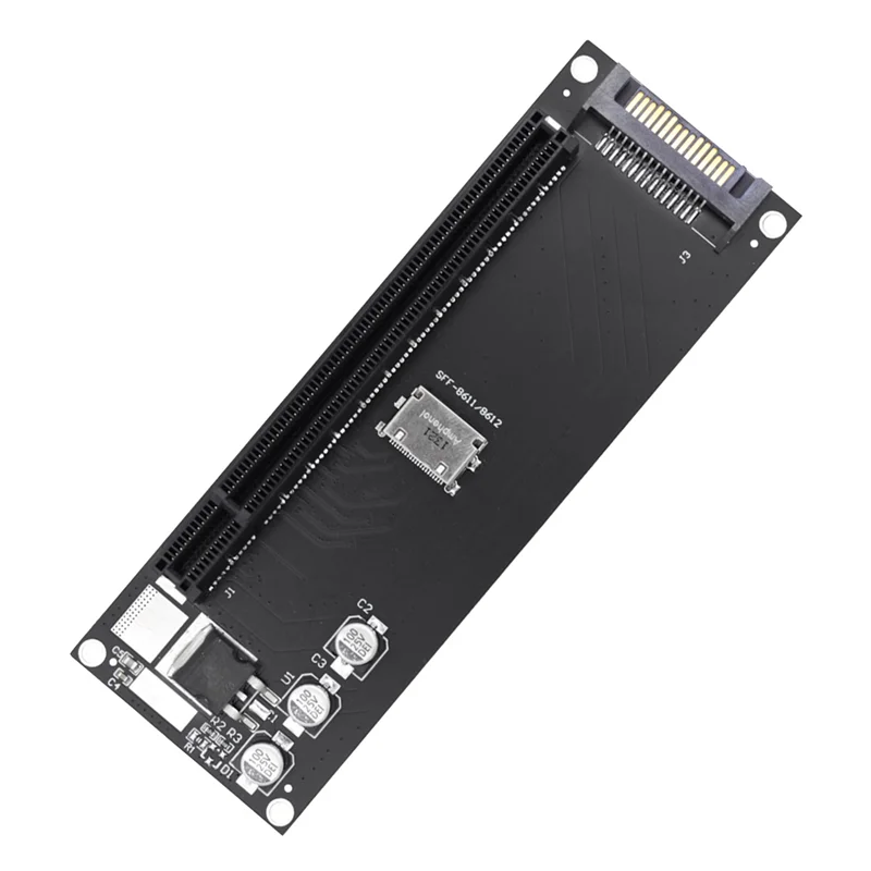 AT87-Mainboard SFF-8611 8612 NVMe M.2 SSD to PCIe 4.0 X16 Adapter Expansion Card PCIe X4 Riser Card External Graphics