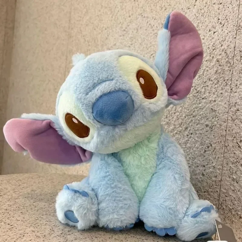 Lilo e stitch 32cm boneca disney anime dos desenhos animados torto ponto brinquedo de pelúcia decoração do quarto travesseiro das crianças presente natal feminino