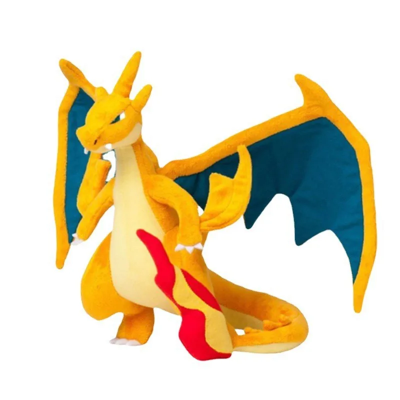 Mega Charizard X Plüschtiere Mega Charizard Evolution Puppe Weiche Kuscheltiere Spielzeug Geschenke für Kinder 22,9 cm!! – Detail 3