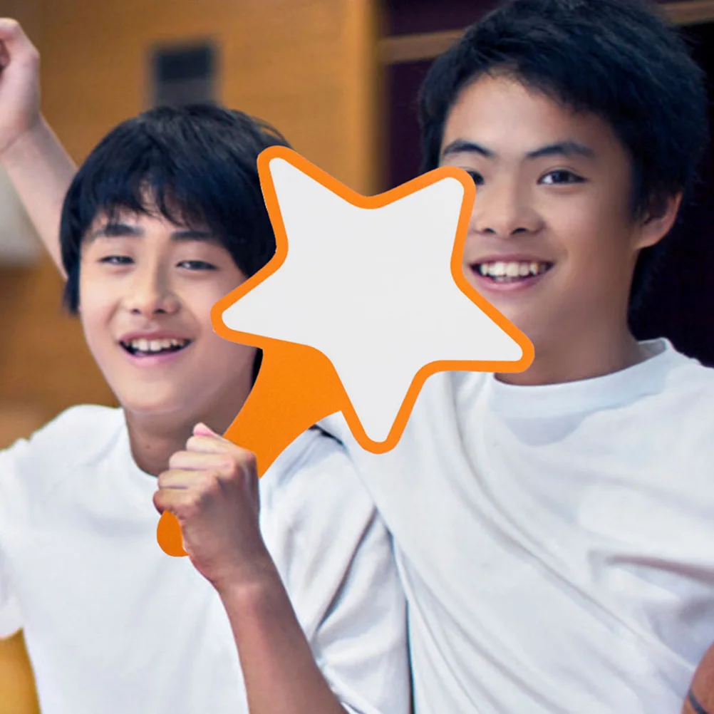 3 قطعة السبورة البيضاء الفارغة المحمولة الجافة محو مجداف قابلة لإعادة الاستخدام لوحة النتائج لكتابة التصويت مسح لوحات صغيرة المجاذيف #3