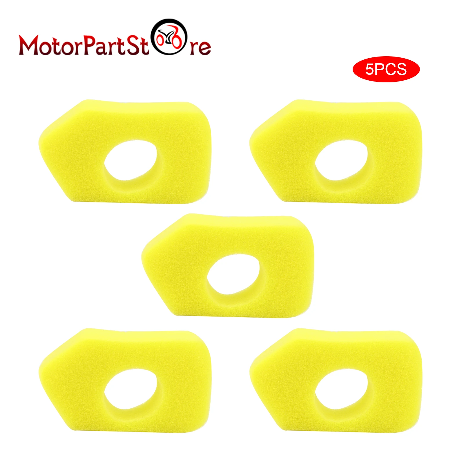 Пенопластовый воздушный фильтр для Briggs & Stratton, 5 шт. 698369   4216 5088D 5088H 5086K 5099 9B902 MTD 490-200-0011 Детали триммера Воздушные фильтры