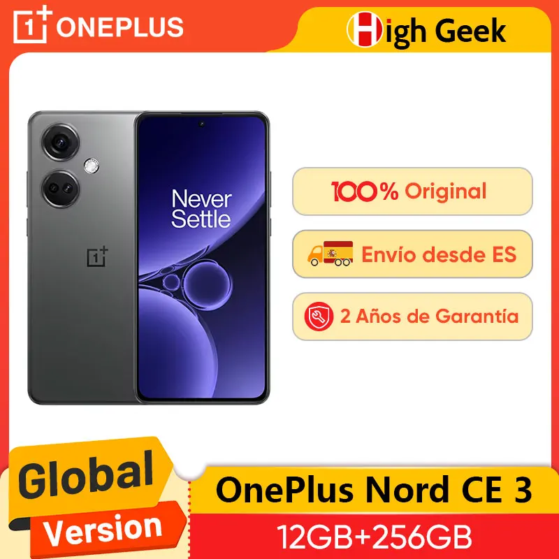 Global Version OnePlus Nord CE 3 5G Snapdragon 782G 120Hz Fluid AMOLED 80W SUPERVOOC 5000mAh Battery 50MP IMX890 Main Camera