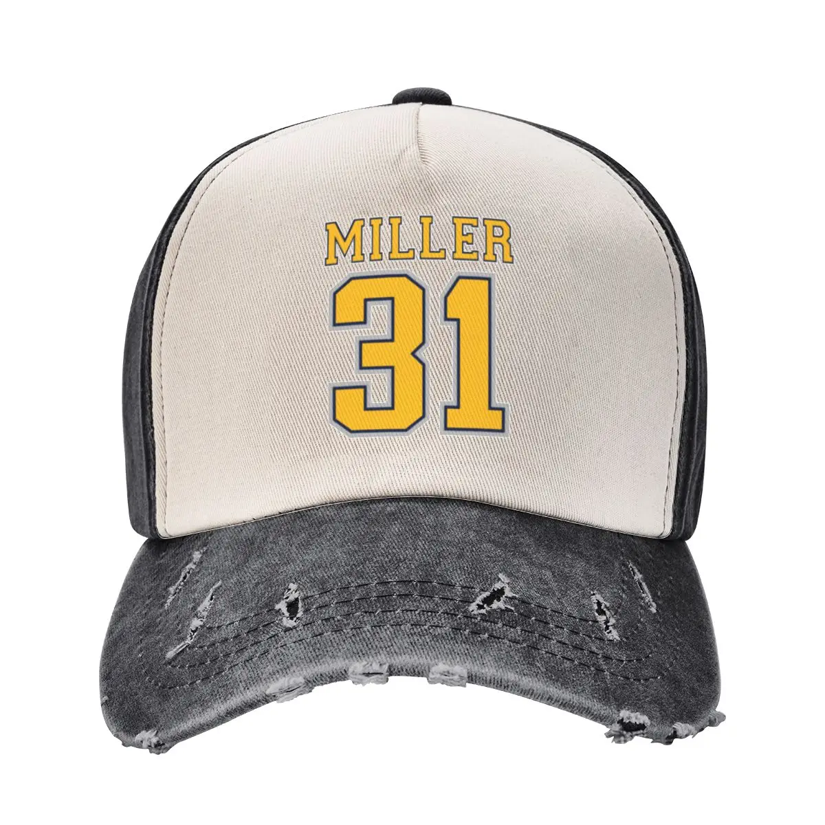 

Reggie Miller 31 Baseball Cap Luxury Cap Snap Back Hat Beach Golf Women Men's