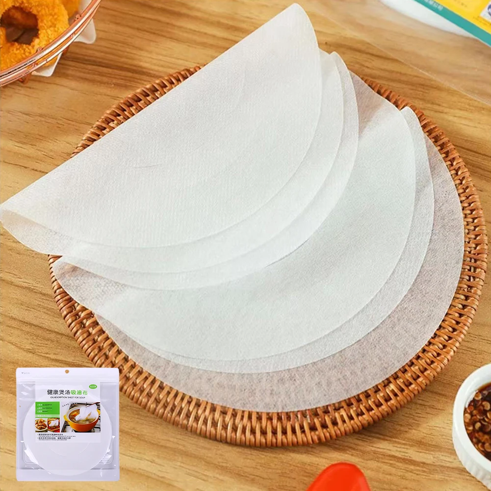Home Cooking Oil Disposal - Oil-Absorbing Papers,100/200/300 Sheets Grease Blottings Paper