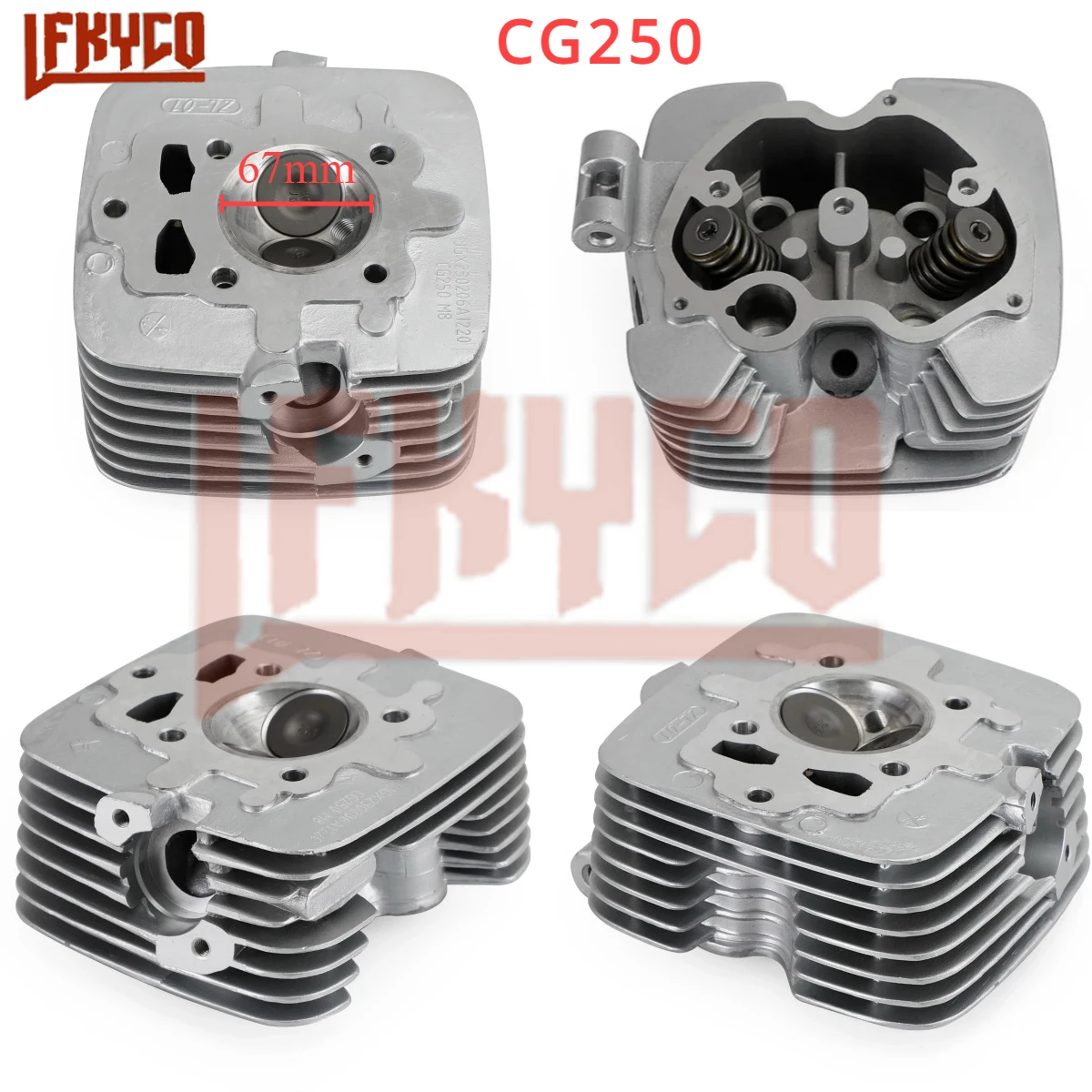 Motorcycle Cylinder Head Valves For Honda ZongShen CG 125 150 250 CG125 CG150 CG200 CG250 Air Cooled Engine ATV Quad Dirt Bike