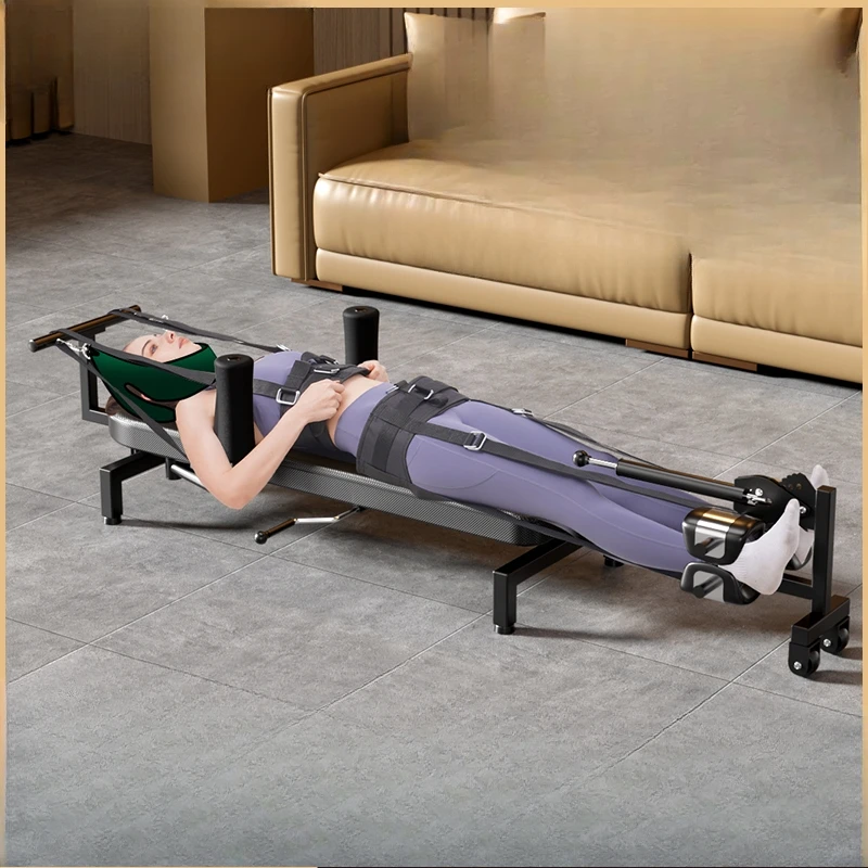 Lumbar Stretcher Spine Column Traction Artifact Inverted Machine Cervical Soothing Bed