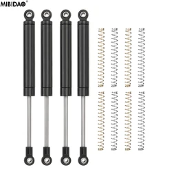 MIBIDAO 4Pcs Metal Shock Absorber 80/90/100/110/120mm Oil Damper For 1/10 Axial SCX10 90046 TRX4 TRX6 D90 D110 RC Crawler Car