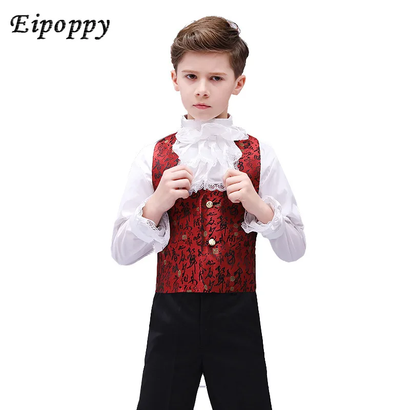 أداء الرجال الرجعية اللباس الأمير ، الساحرة مجموعة اللباس المرحلة الأوروبي