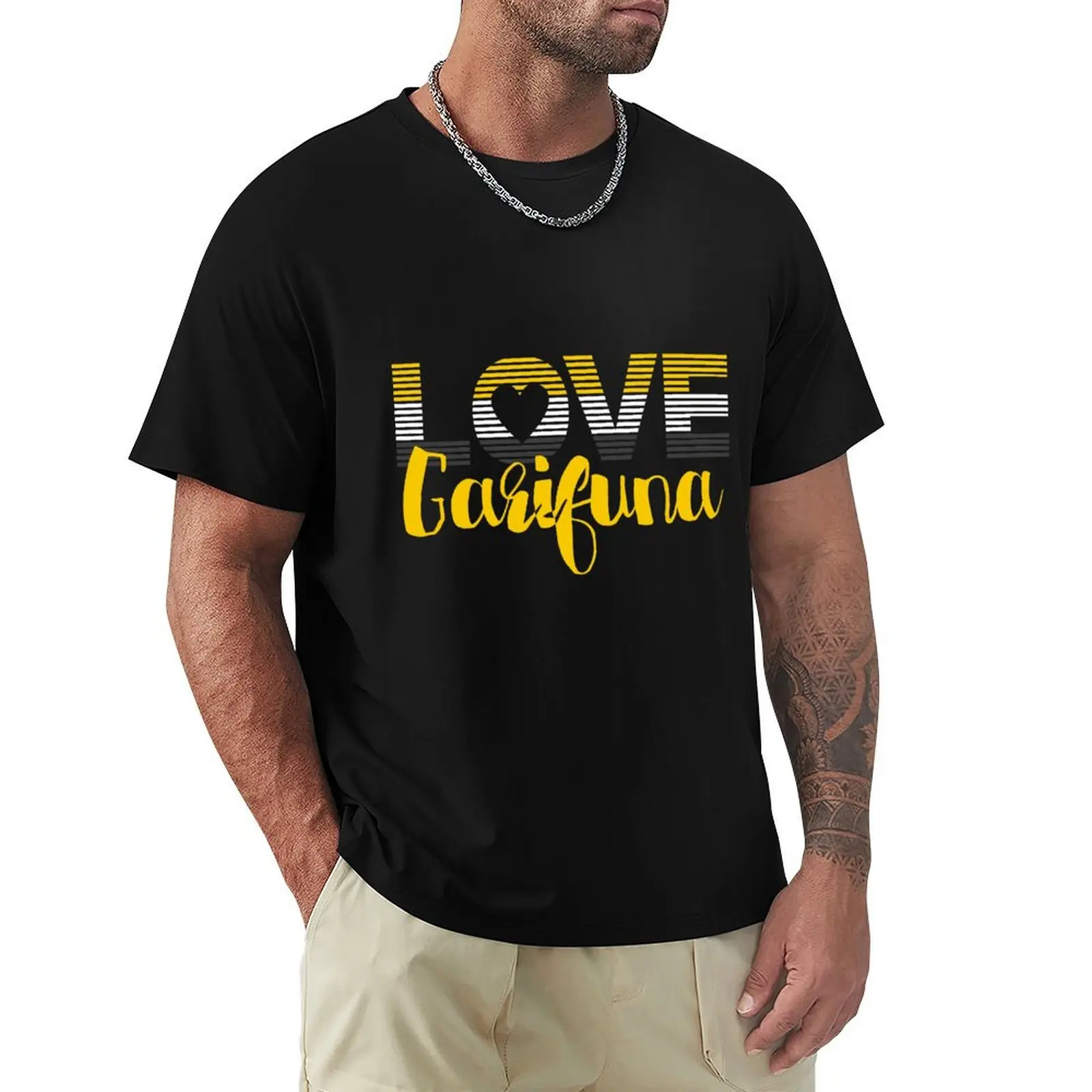 

Garifuna Love Black T-Shirt quick-drying quick drying heavy weight t shirts for men