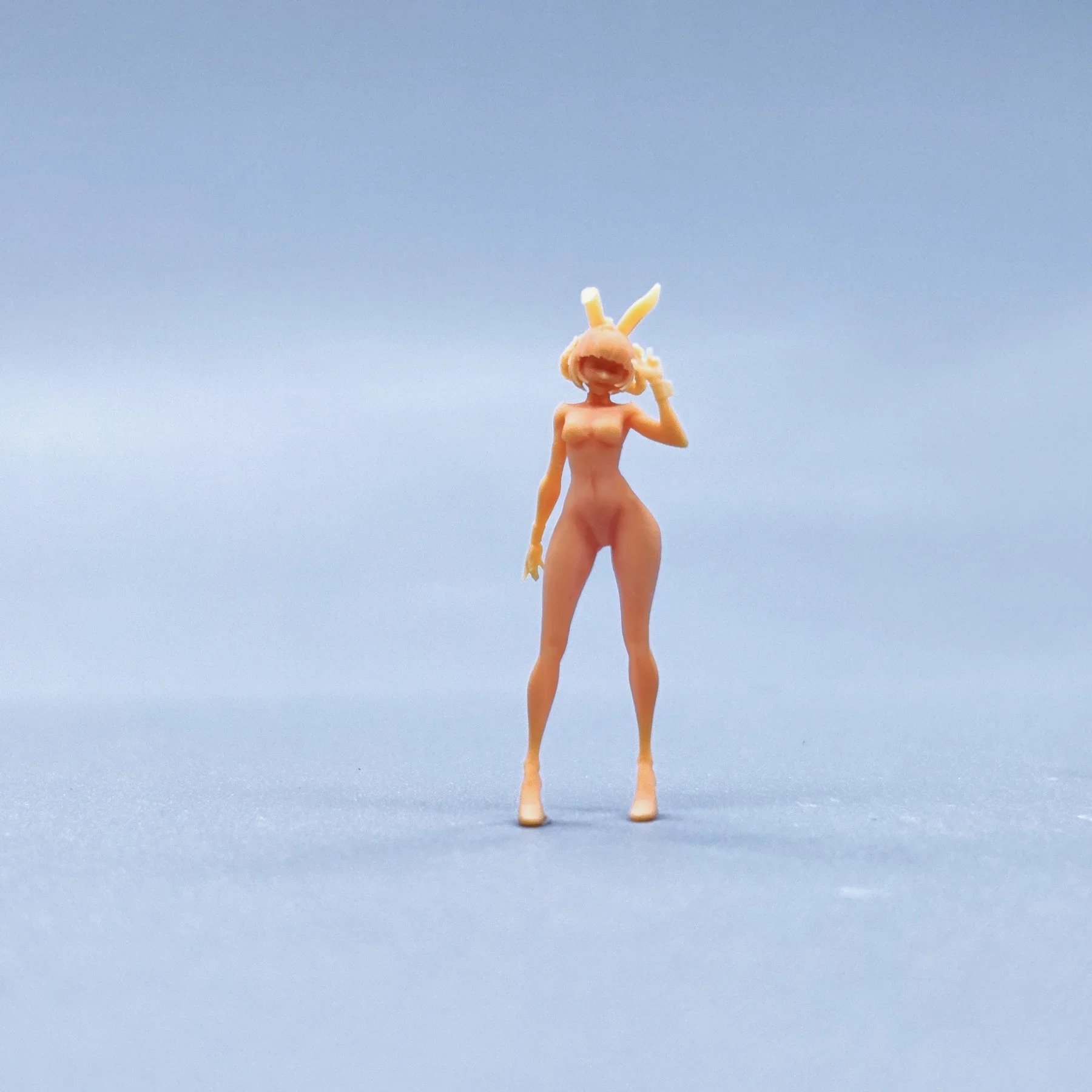 1/64 1/43 Beeldjes Schaalmodel Hars Playboy Bunny Ongekleurde Miniaturen Diorama handgeschilderde S937