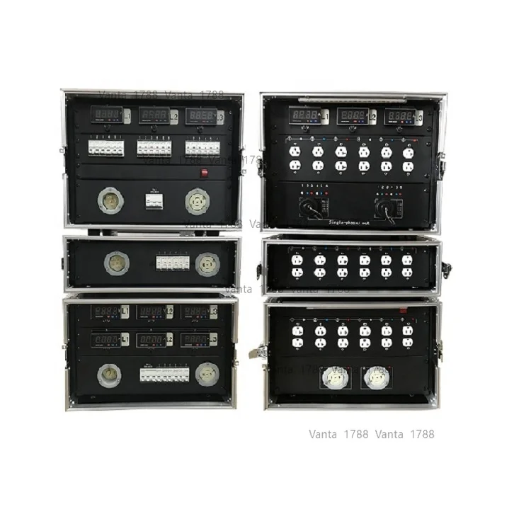 

L21-30 30Amp Inlet and Outlet Electrical Distribution Rack