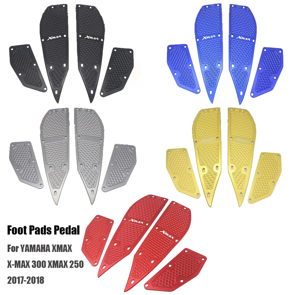 Motorcycle Modified X MAX 2017-2019 Accessories CNC Footrest Footpads Foot Pegs Pedals Plate Pads For Yamaha XMAX300 400 125 250