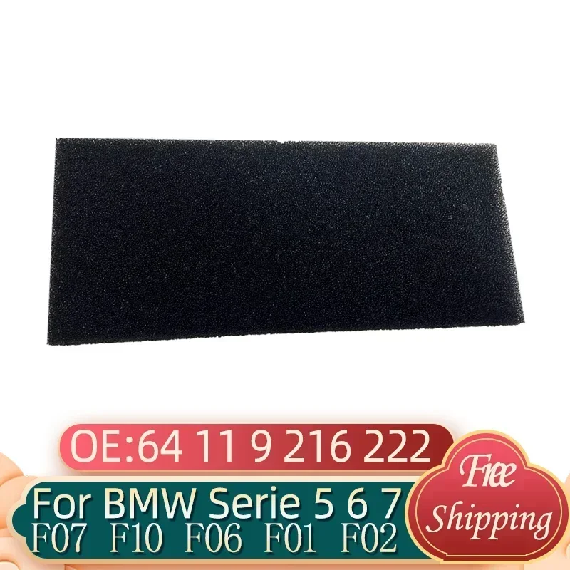 

GEFENSI New Air Conditioner Evaporator Heater-Blower Cover Filter Sponge For BMW 5 7 Series GT F07 F10 F01 F02 F11 F12 M5 M6 641