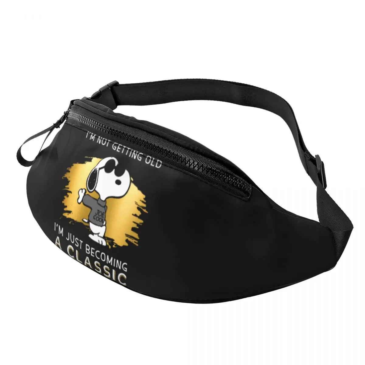 Custom S-Snoopys Fanny Pack for Cool I'm Not' Getting Old I'm Just Becoming  Crossbody Waist Bag Travel Hiking Phone Money Pouch