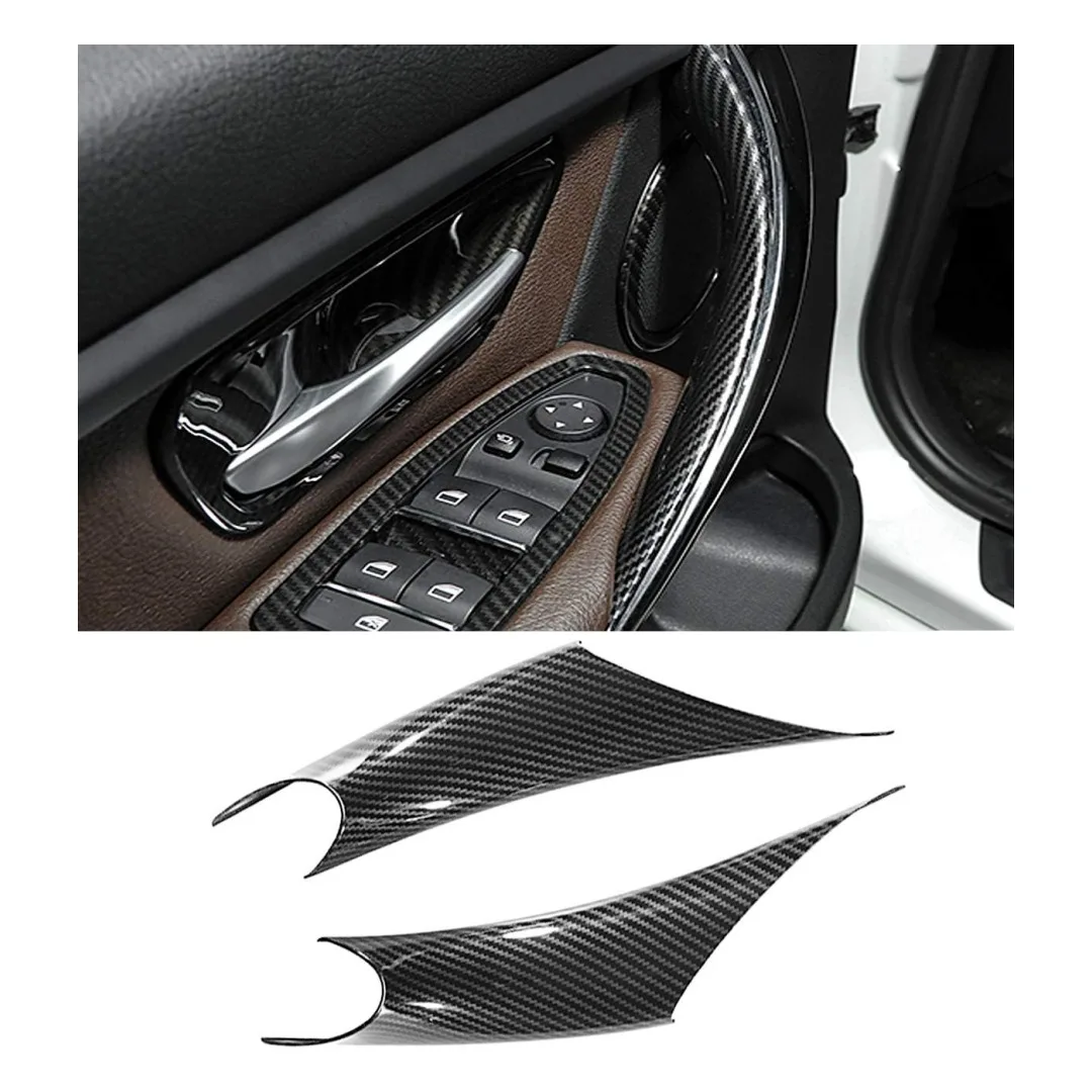 

Car Interior Door Handles For BMW F30 F31 F32 F34 F36 F80 F82 3 4 Series 3GT ABS Interior Door Handle Pull Protective Cover