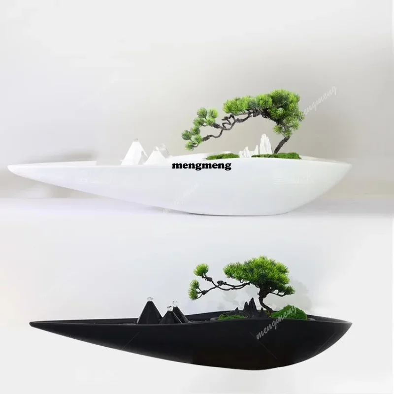 A4567 Creative fountain water droplets Jubaoshan waterscape water bowl sketch simple modern water system clubhouse decoration