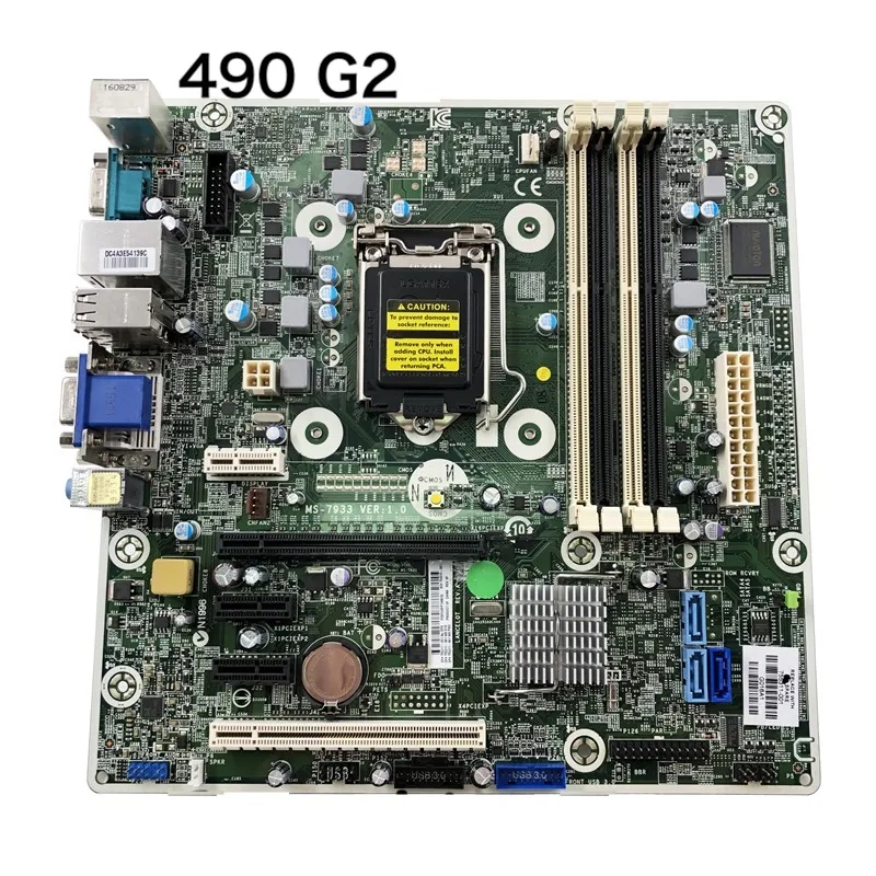 

For HP ProDesk 490 G2 MT Desktop Motherboard MS-7933 755311-001 754916-001 Mainboard 100% Tested OK Fully Work Free Shipping