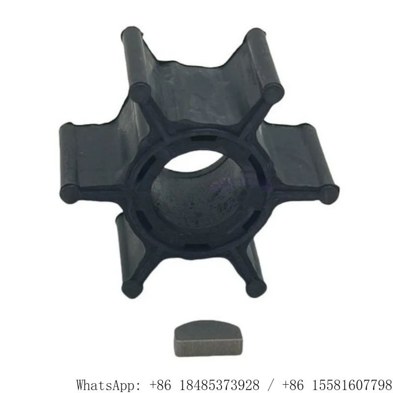 High Quality Marine Water Pump Impeller with Key 17461-93501 for Outboard Engine 9.9HP 16HP Replacement Part