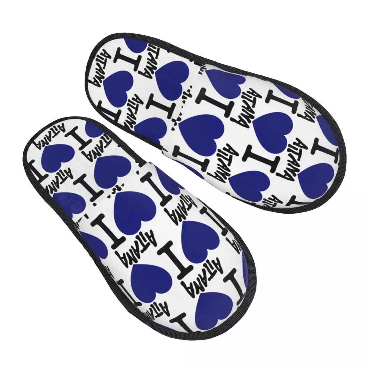 

I Love Aitanaed Home Cotton Slippers Bedroom Aitana Cozy Memory Foam Slides Non Slip