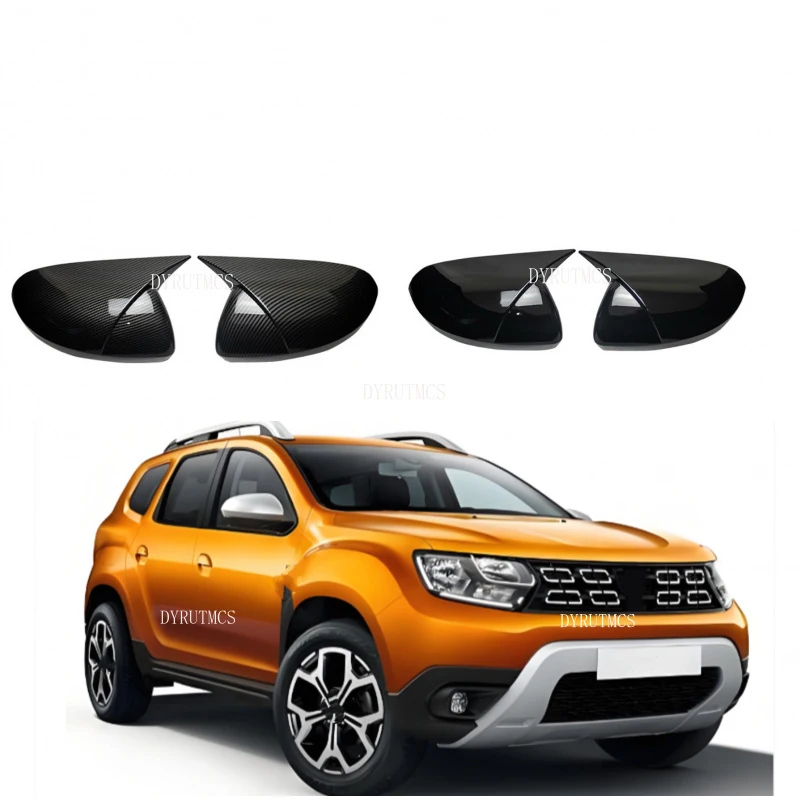 

Rearview Side Mirror Cover Wing Cap For Renault Duster 2018-2024 Exterior Door Rear View Trim Car Decoration Accessories