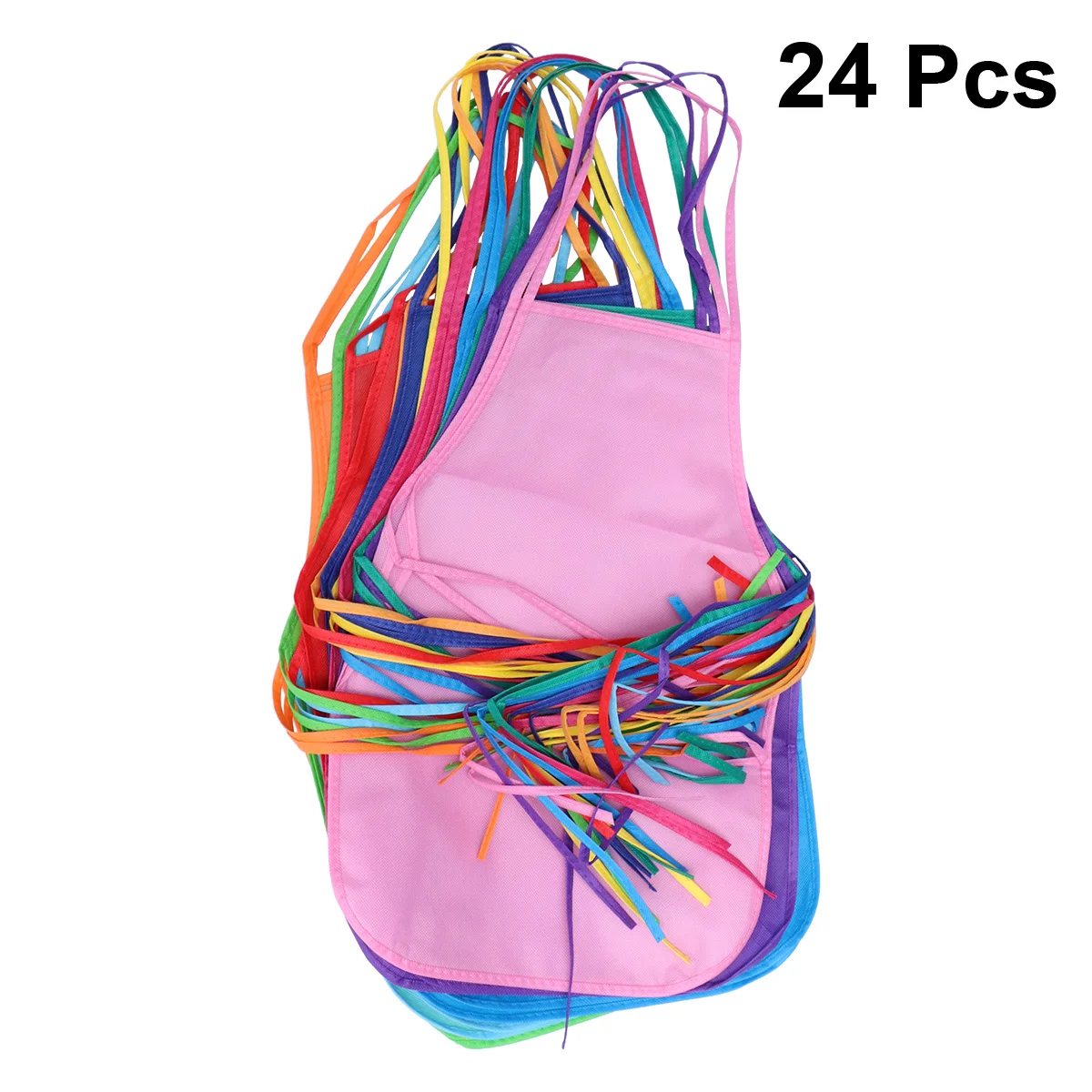 

24 Pcs Disposable Drawing Clothes and Aprons Child Paint for Kids Children Artist