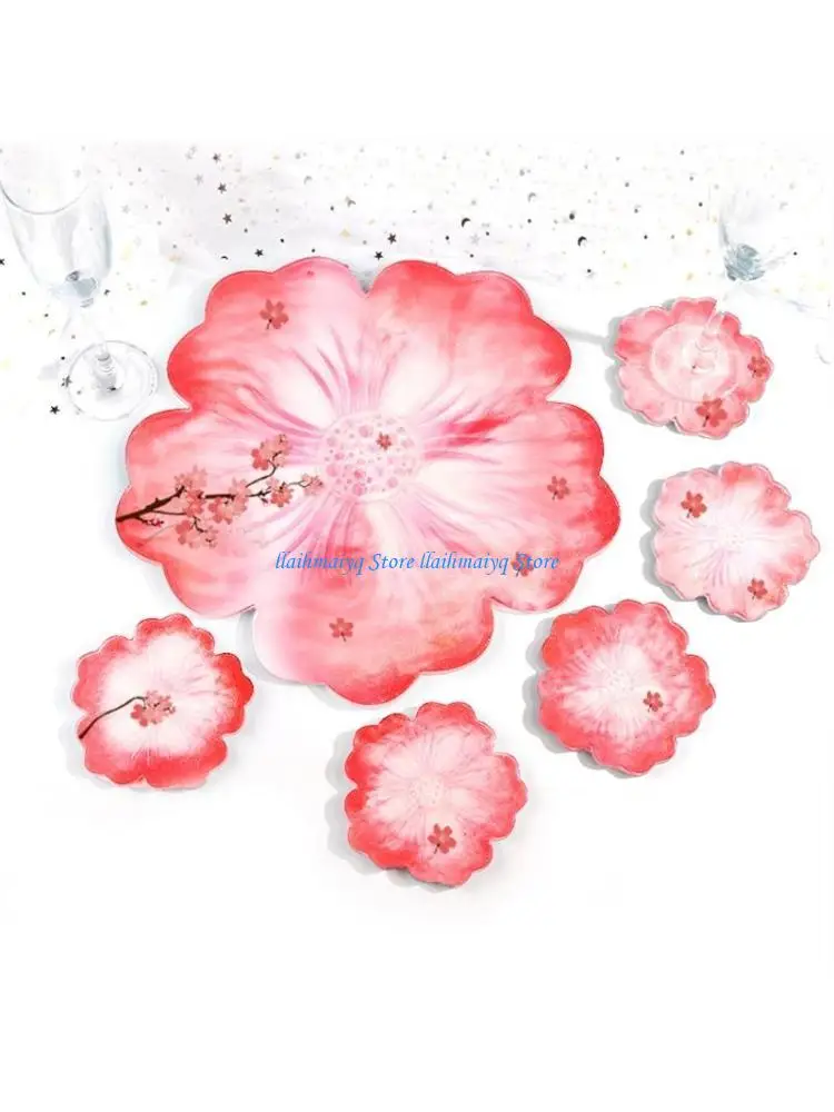 573B Fruit Tray Resin Mould Jewelry Storage Plate Dinner Dish Casting Mold Home Decor