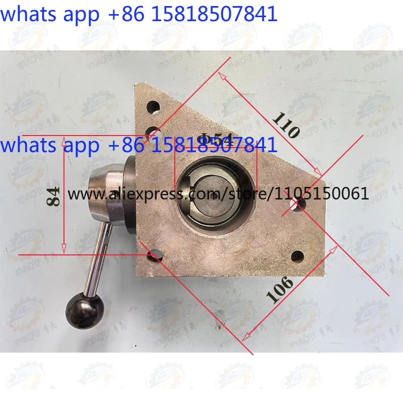 Shaanxi Hanchuan T611C TX611C boring machine worktable lock tool seat, locking mechanism assembly, positioning plate assembly