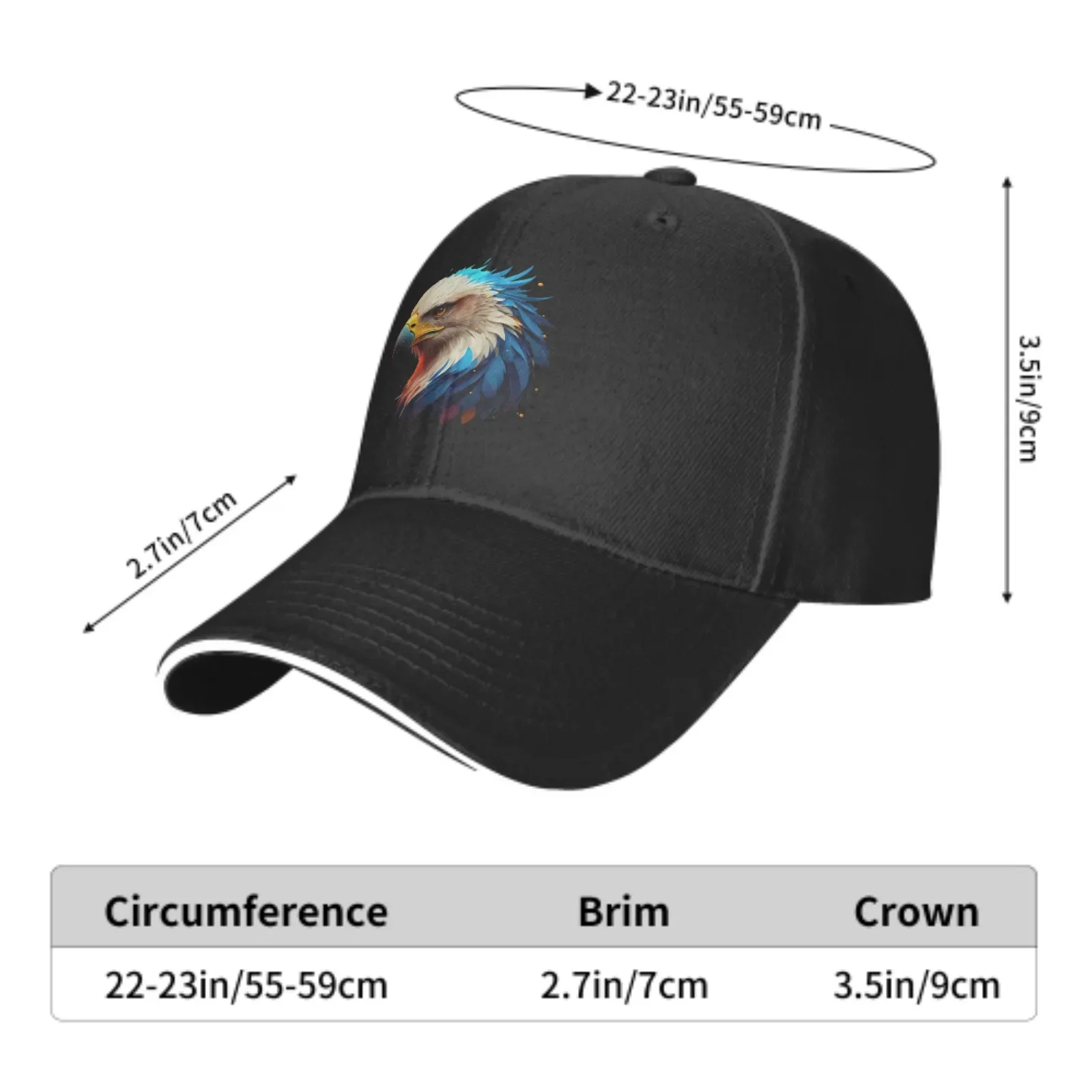 Colorful Eagle Baseball Caps for Men Women Fashion Casquette Adjustable Casual Trucker Hats Sports?Outdoor Activities