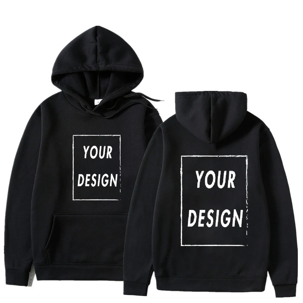 Customized Printed Men Women Hoodie Loose Casual Clothing Fashion Long Sleeve Hooded Pullover Personality Streetwear Sweatshirts