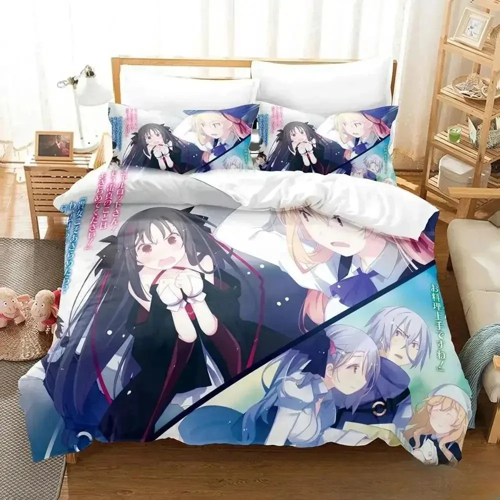 3D Anime Unbreakable Machine-Doll Bedding Set Duvet Cover Bed Set Quilt Cover Pillowcase Comforter king Queen Size Boys Adult