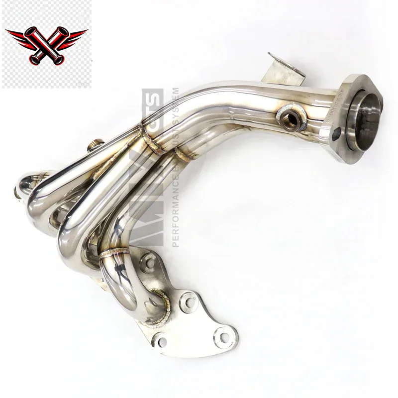 Piezas de escape automotrices de acero inoxidable de rendimiento de carreras para Mazda MX-5 NC 2,0 2008-2015 sistema de escape de cabezal Modifición de escape