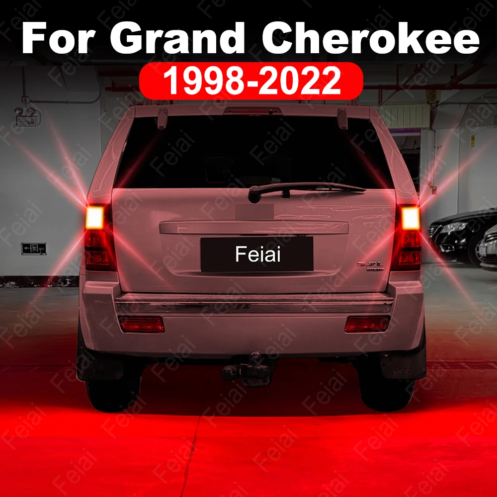 

LED Brake Light For Jeep Grand Cherokee WJ WG WK WK2 1999-2004 2005-2010 2006 2007 2008 2009 2011 2012 2013-2020 Stop Light Bulb