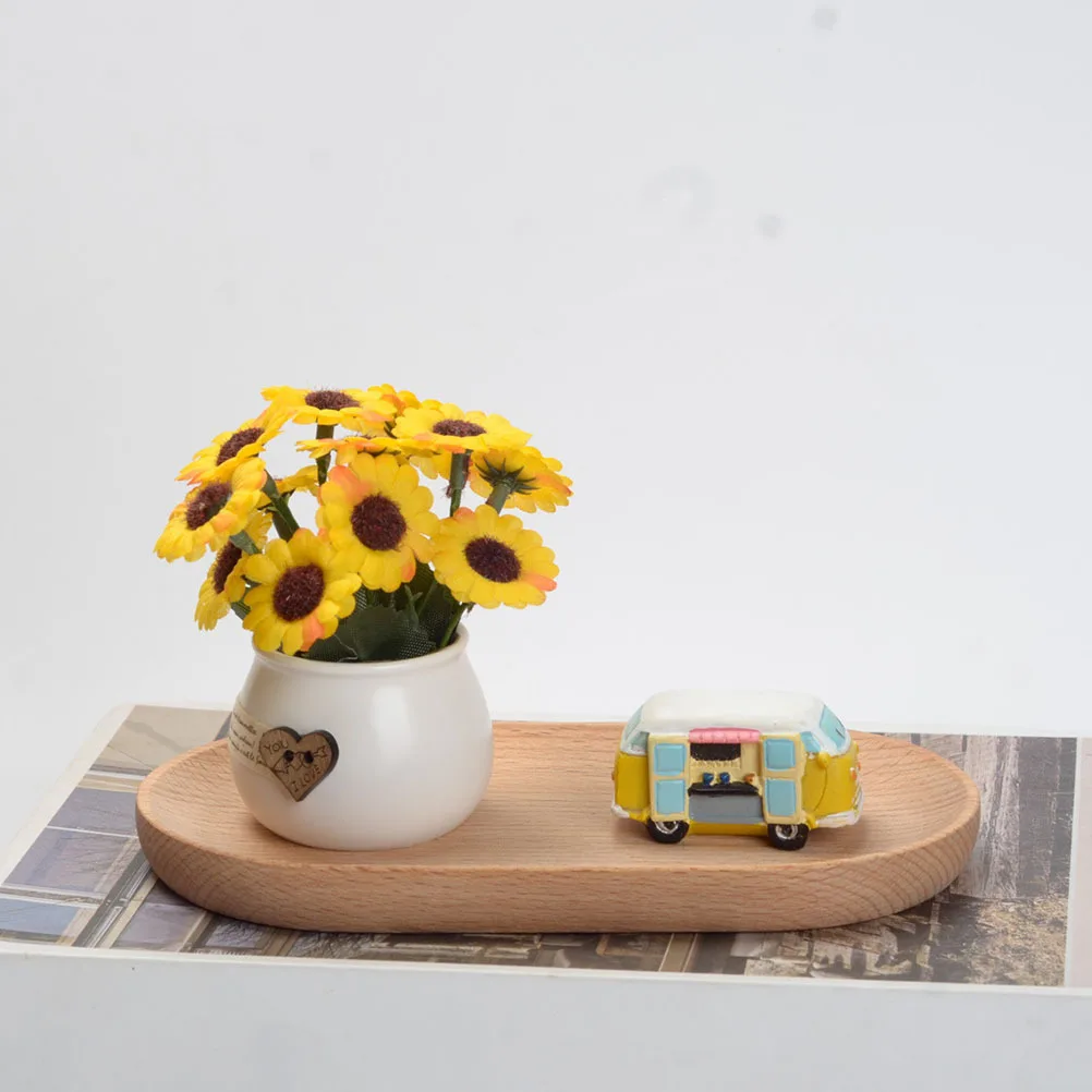 

Simulation Sunflower Potted Plant Fake Bonsai Ornament Realistic Decorative Flower Pot Indoor Home Office Desk Artificial