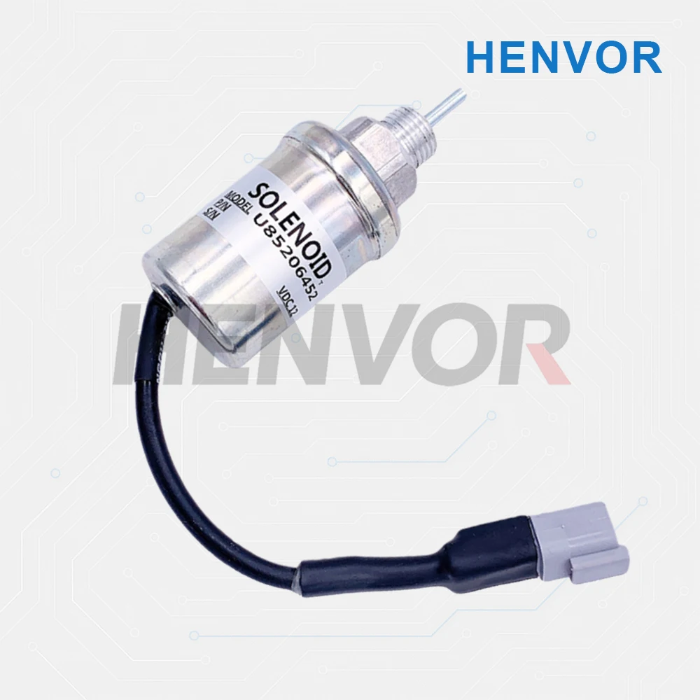 Perkins Generator Flameout and Oil Cut Solenoid Valve Switch 185206452 185206450 U85206452 High Performance Reliable Quality