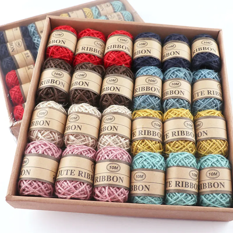 

Пеньковая веревка ручной работы для детского сада, аксессуары ручной работы, материал «сделай сам», детская цветная креативная декоративная веревка для рукоделия