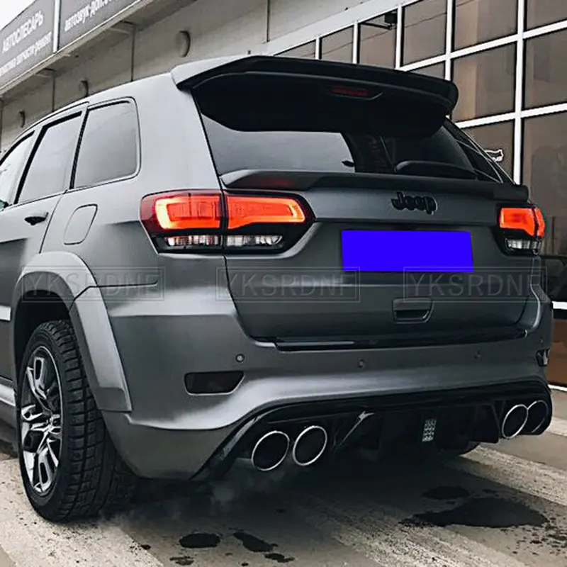 Factory ABS Carbon Fiber Rear Roof Spoiler And Mid Spoiler For JEEP Grand Cherokee 2014 2015 2016 2017 2018 2019 2020