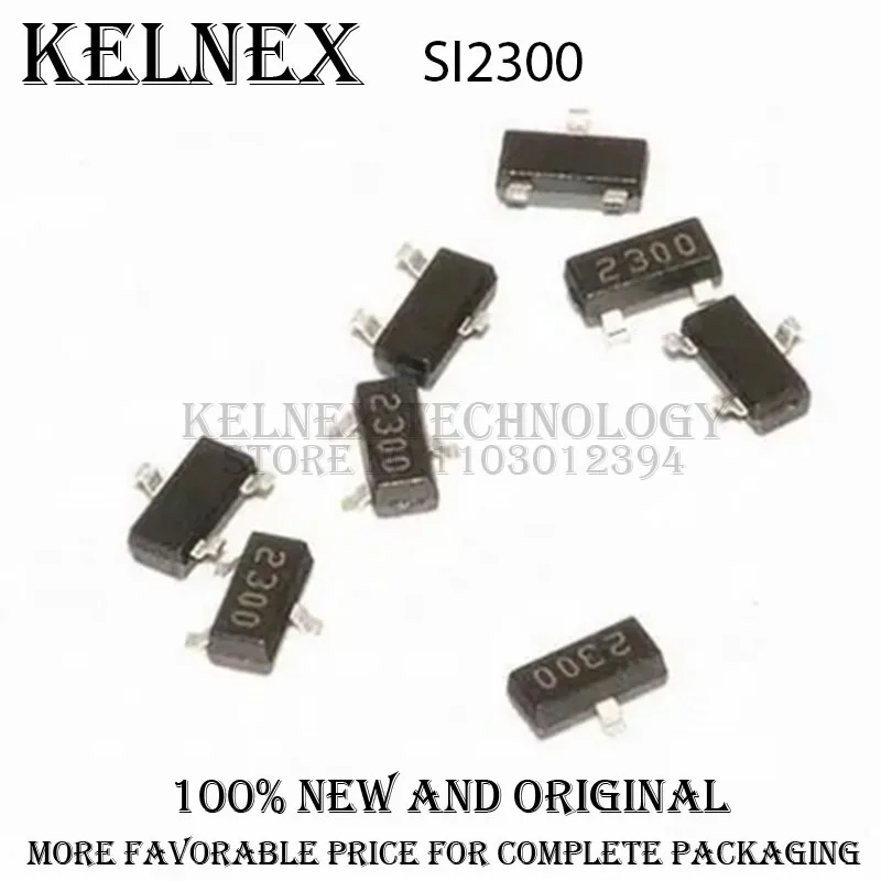 Transistor de efecto de 50 piezas, SI2302, SI2307, SI2301, SI2305, SI2306, SOT23, SI2300, SI2304, SI2308, SI2309, SI2303, SOT-23