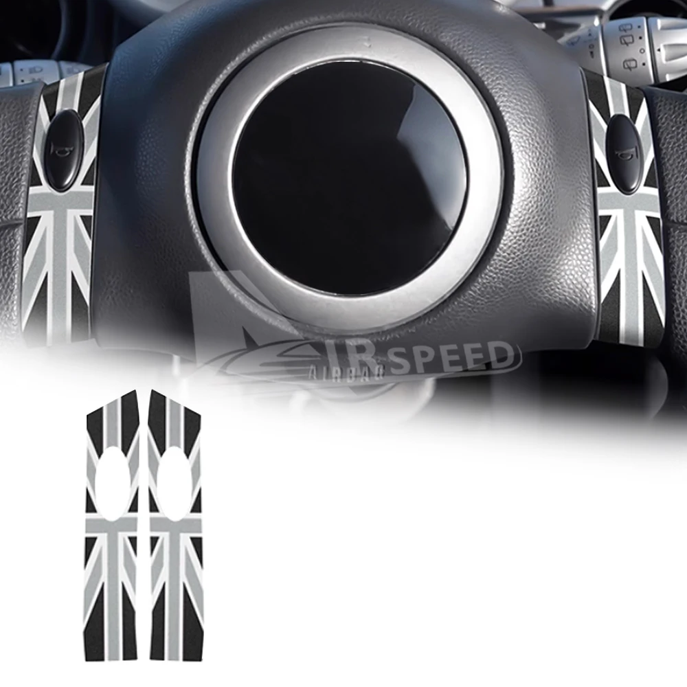 

Кожа из искусственной кожи для Mini Cooper R50 R53 R52 2001-2006, люк, одна кнопка на руле, полоса, внутренняя панель автомобиля, наклейка на крышку