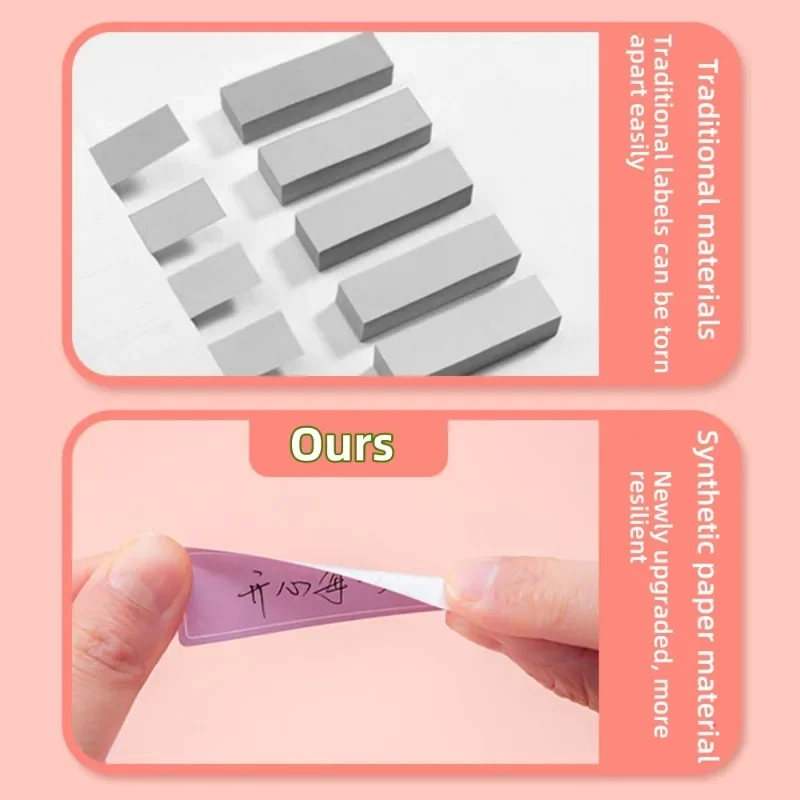 สติกเกอร์ติดฉลากกันน้ำแบบมีสี ติดด้วยตัวเอง ใช้สำหรับจัดหมวดหมู่ไฟล์ ฉลากสีต่างๆ สำหรับการจัดระเบียบ