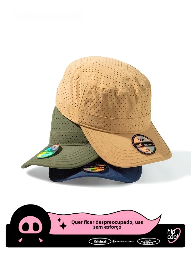 casquette-de-baseball-d'ete-respirante-et-a-sechage-rapide-beast-unisexe-en-maille-verte-style-bec-de-canard-pour-hommes-taille-grande-et-femmes-accessoire-de-mode