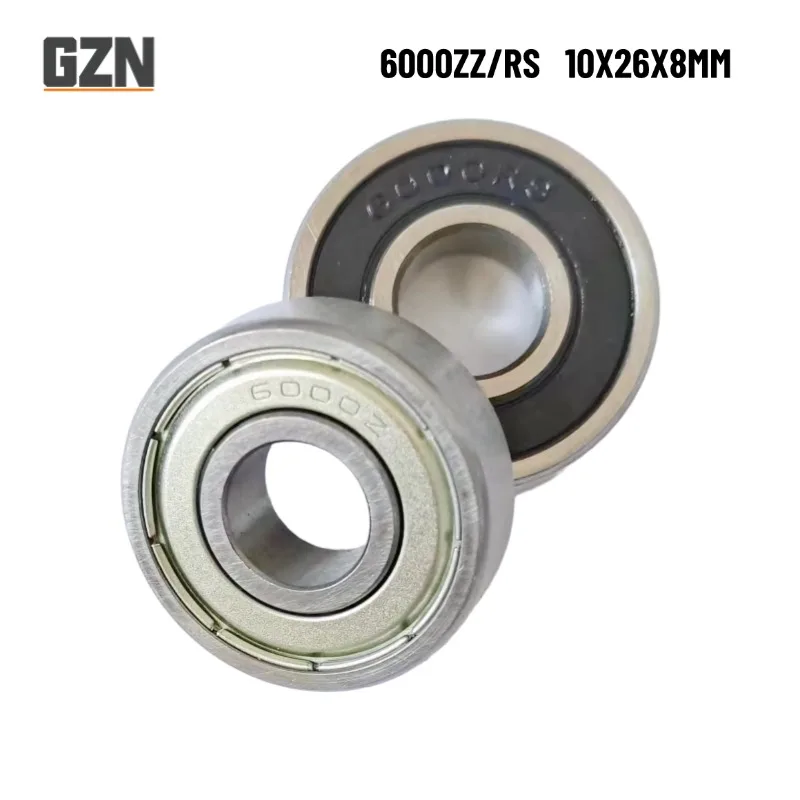 1PCS 6000ZZ/RS 10X26X8MM 6001ZZ/2RS 12X28X8MM Deep Groove Ball Bearings Electric Tools Mechanical Bicycle Bearings