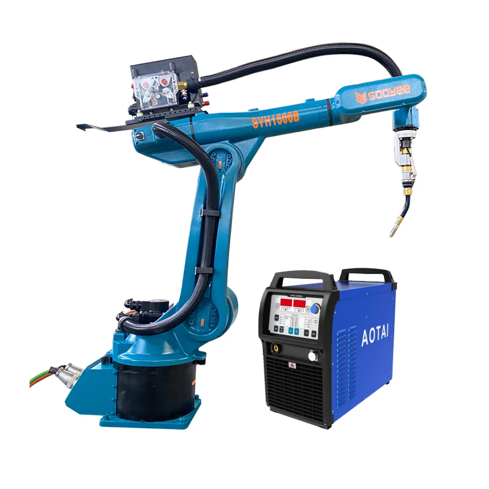 Automatic 6 Axis 6kg Industrial Arc Welding Robotic Arm