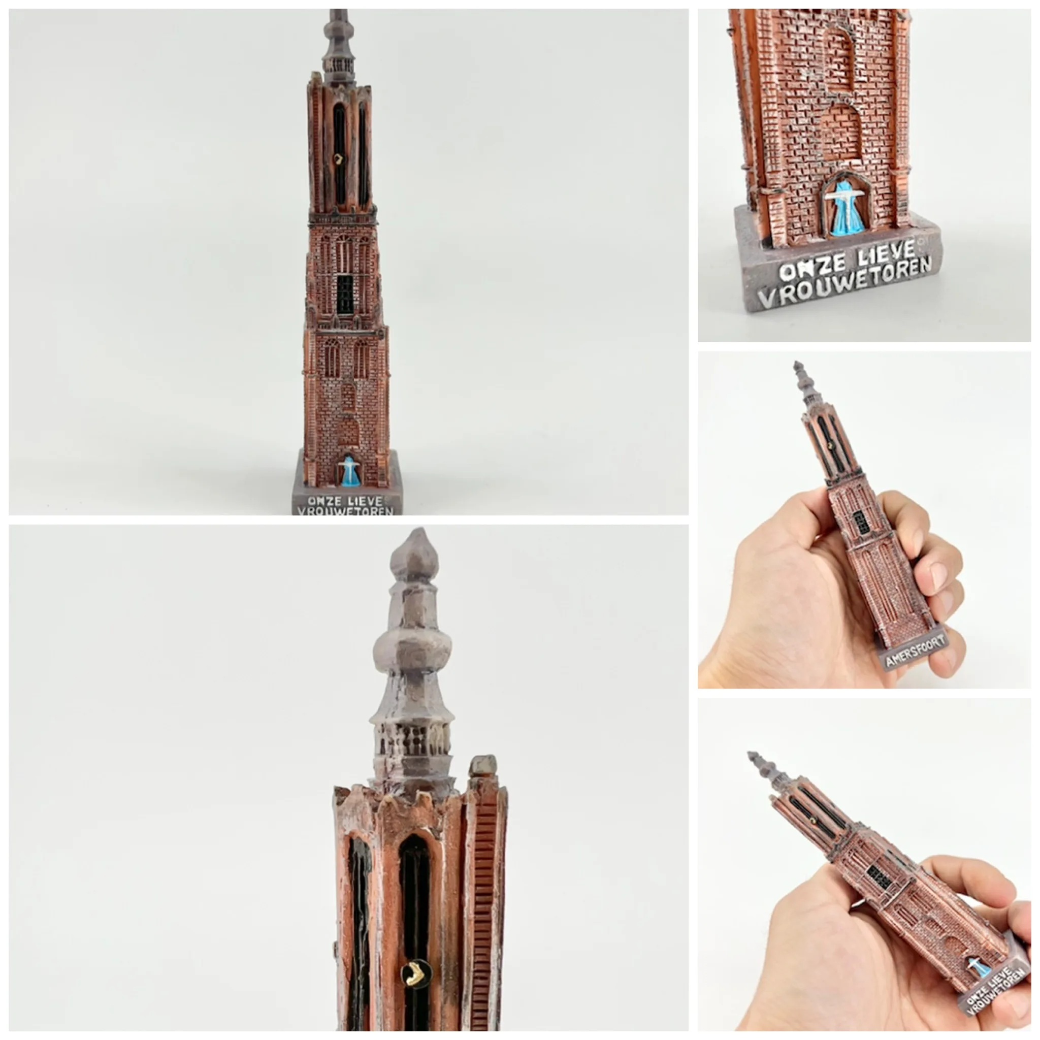 

Our Lady's Tower Amersfoort Landmark Resin Ornament Souvenir Travel Souvenir Gift Home Decor