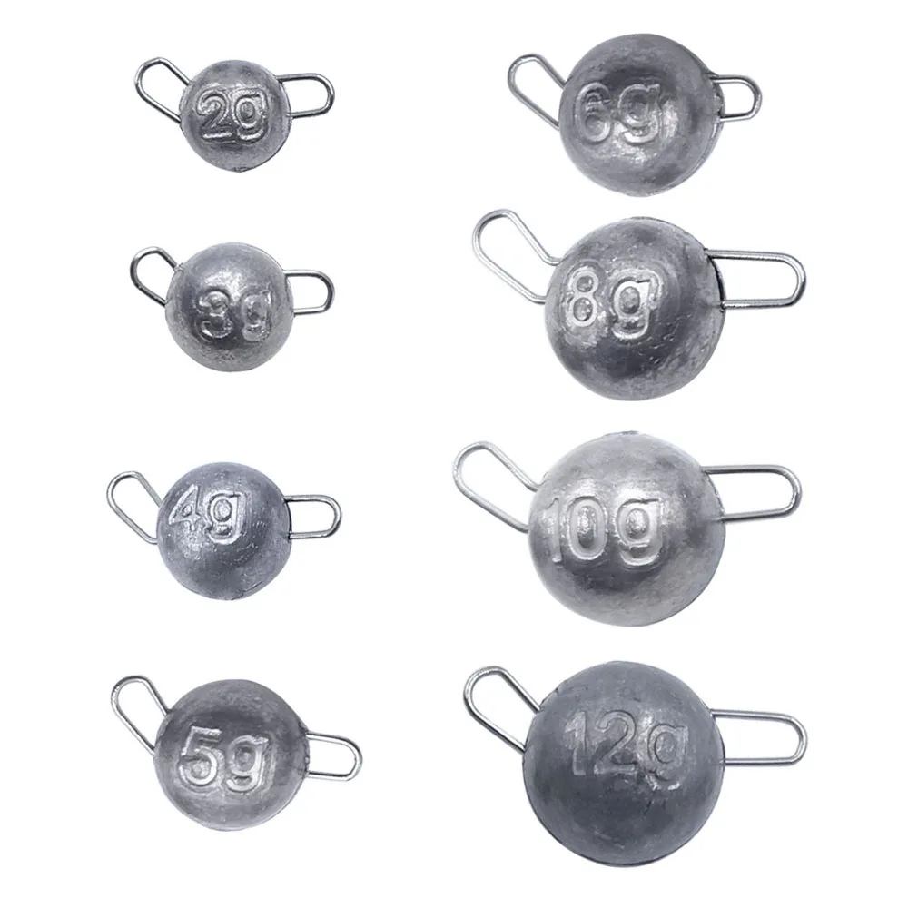 Angeln Gewicht Sinker Cannonball Cheburashka Gewichte Sinker Kit 2g, 3g, 4g, 5g, 6g, 8g, 10g, 12g – Detail 1