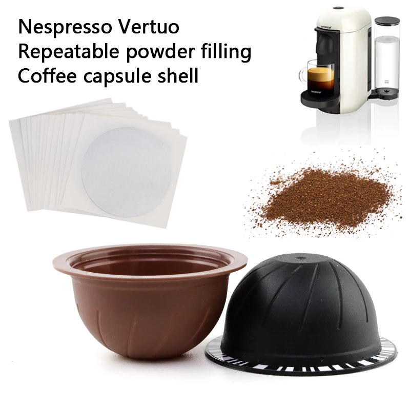 Nespresso Vertuo Refilling Capsule Self Adhesive Reusable Nespresso Aluminum Foil Brewer Lid Capsula Seals Sticker Coffee Maker
