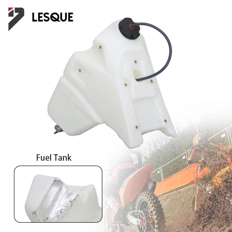 LESQUE Pit Dirt Bike Масло Газ Топливный бак Бутылка Бензиновые баки для KT250 2023 SX SX-F XC XC-F Внедорожник Мотокросс Мотоцикл