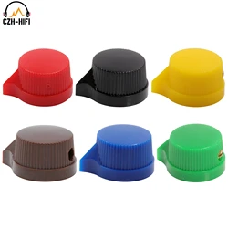 10pcs 17mm ABS Plastic Set Pointer Rotary Knob For DAVIES 1400 Guitar AMP Effect Pedal Cabinet Overdrive Stomp Box DJ 6.4mm