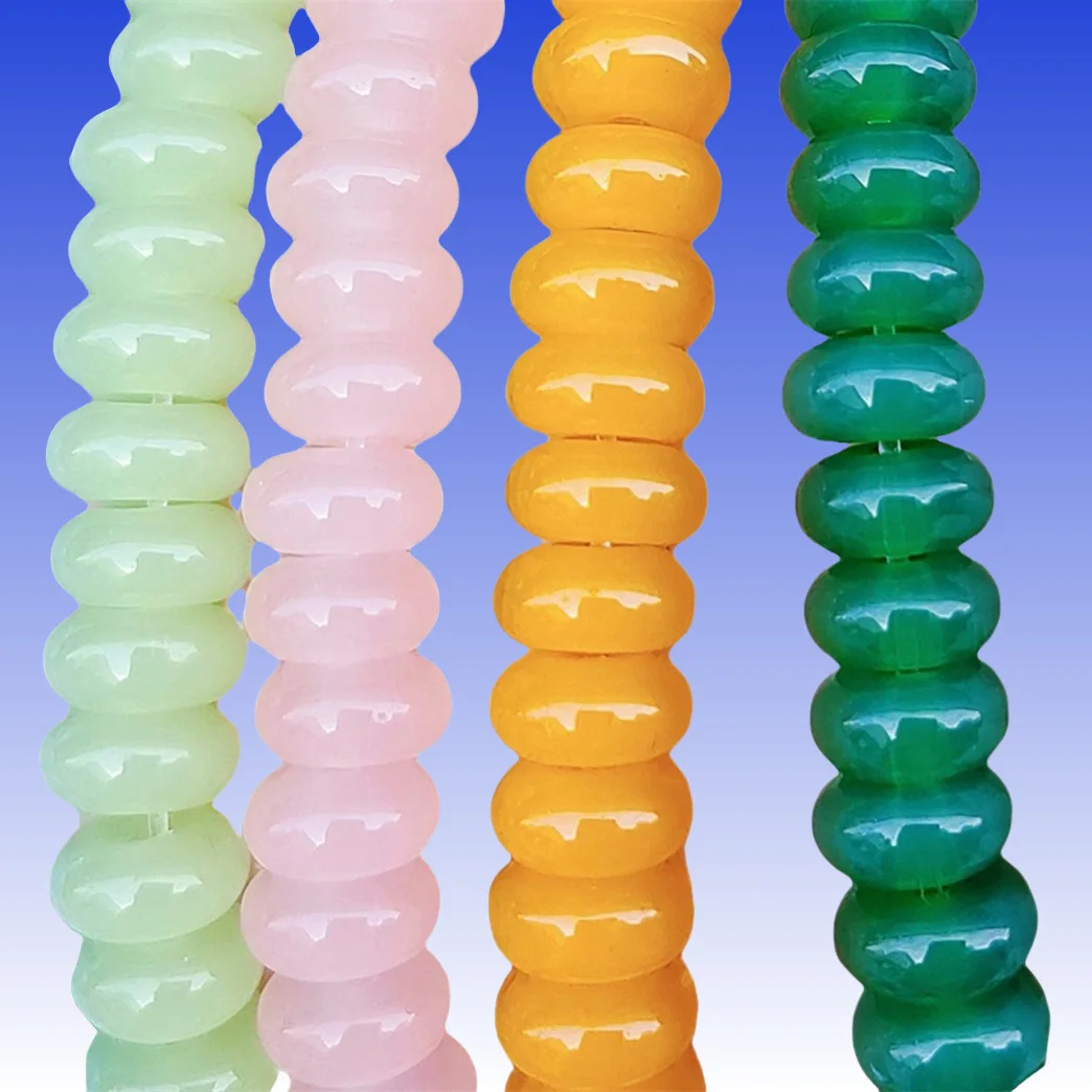 Wholesale Crystal Bead Accessories 5x8mm Abacus Beads, Scattered Beads, Separated Beads, Headwear Semi-finished Products